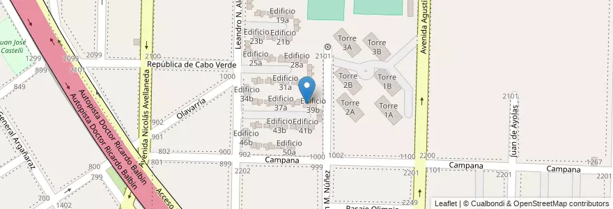 Mapa de ubicacion de Edificio 39a en Arjantin, Buenos Aires, Partido De Avellaneda, Dock Sud.