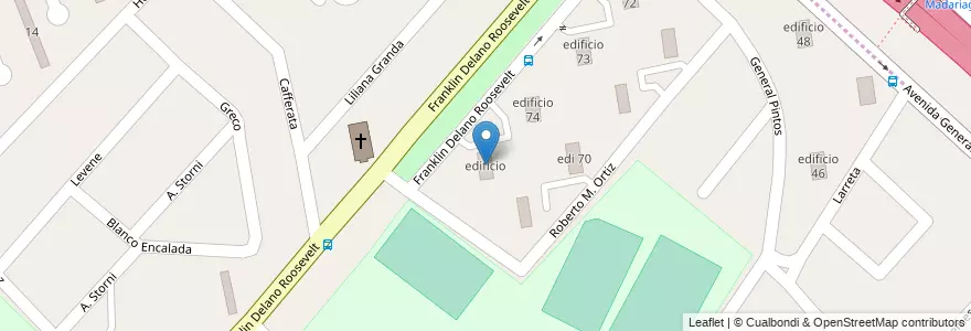 Mapa de ubicacion de edificio en アルゼンチン, ブエノスアイレス州, Partido De La Matanza, Villa Celina.