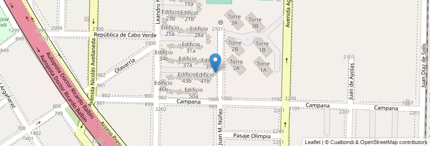 Mapa de ubicacion de Edificio 40b en Аргентина, Буэнос-Айрес, Partido De Avellaneda, Dock Sud.
