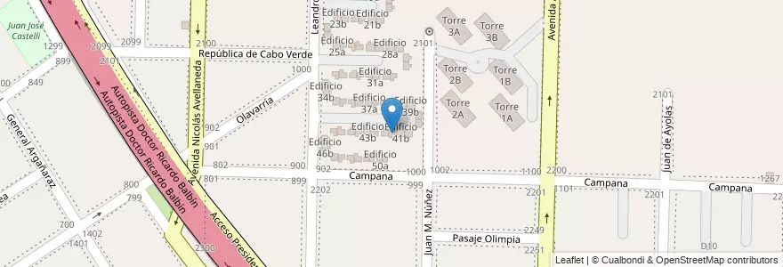 Mapa de ubicacion de Edificio 42a en الأرجنتين, بوينس آيرس, Partido De Avellaneda, Dock Sud.