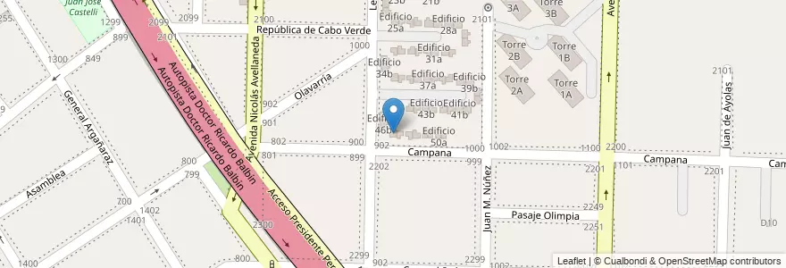 Mapa de ubicacion de Edificio 47a en アルゼンチン, ブエノスアイレス州, Partido De Avellaneda, Dock Sud.