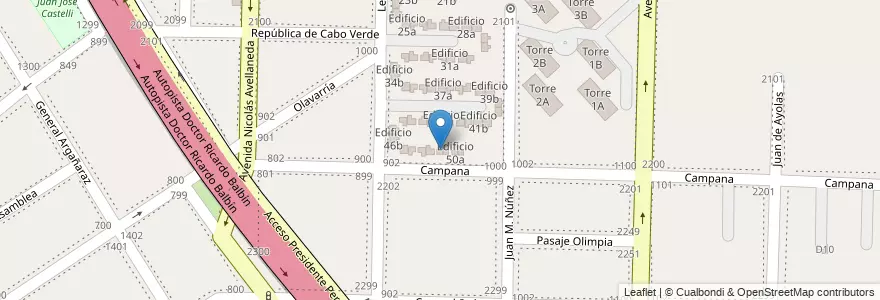 Mapa de ubicacion de Edificio 49a en アルゼンチン, ブエノスアイレス州, Partido De Avellaneda, Dock Sud.