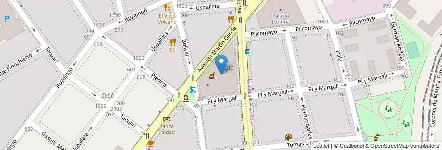 Mapa de ubicacion de Edificio Cruz de Malta, Barracas en Argentine, Ciudad Autónoma De Buenos Aires, Comuna 4, Buenos Aires.