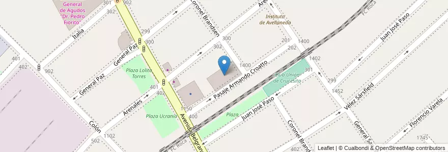 Mapa de ubicacion de Edificio Municipal "Cristina Fernandez de Kirchner" en Argentinië, Buenos Aires, Partido De Avellaneda, Avellaneda.