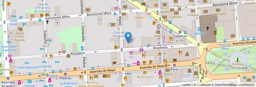 Mapa de ubicacion de Edificio Pampa Energía, San Nicolas en Argentina, Autonomous City Of Buenos Aires, Comuna 1, Autonomous City Of Buenos Aires.