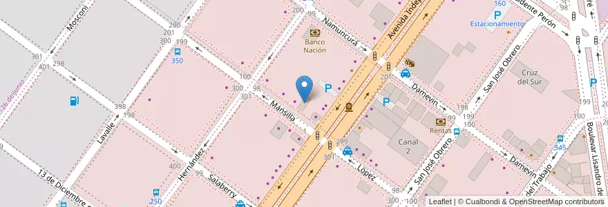Mapa de ubicacion de Edificio Pedraza en Аргентина, Санта-Крус, Чили, Mercado De La Ciudad, Deseado, Caleta Olivia.