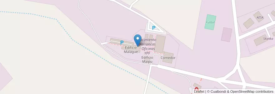 Mapa de ubicacion de Edificio Rivadavia en Argentina, Chile, Mendoza, Departamento Luján De Cuyo, Distrito El Carrizal.