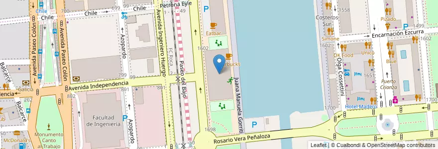 Mapa de ubicacion de Edificio San José, Puerto Madero en Argentine, Ciudad Autónoma De Buenos Aires, Comuna 1, Buenos Aires.