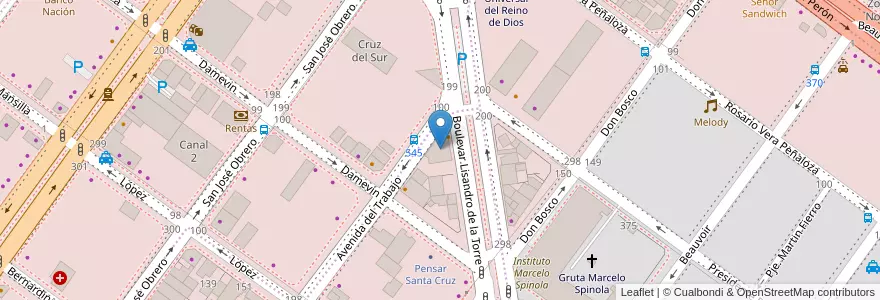 Mapa de ubicacion de Edificio Vistas del Golfo en Arjantin, Santa Cruz, Şili, Mercado De La Ciudad, Deseado, Caleta Olivia.
