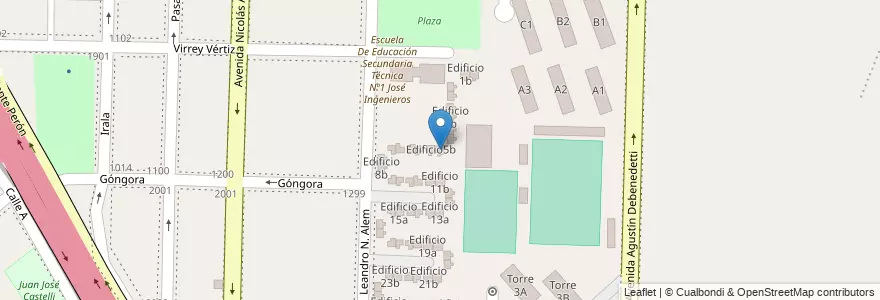 Mapa de ubicacion de Edificio5a en Arjantin, Buenos Aires, Partido De Avellaneda, Dock Sud.