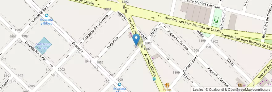 Mapa de ubicacion de Eduardo Milone, Parque Avellaneda en Arjantin, Ciudad Autónoma De Buenos Aires, Comuna 9, Buenos Aires.
