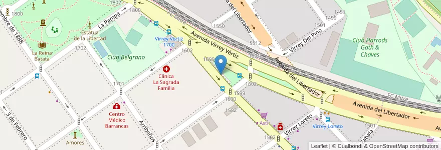 Mapa de ubicacion de Eduardo Olivera en Argentine, Ciudad Autónoma De Buenos Aires, Buenos Aires, Comuna 13.