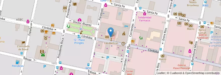 Mapa de ubicacion de EducaciónIT en Аргентина, Санта-Фе, Departamento Rosario, Municipio De Rosario, Росарио.