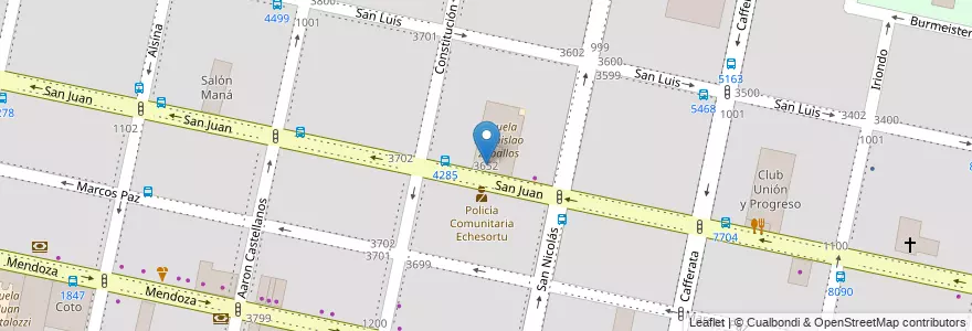 Mapa de ubicacion de EEMPA 1037 Director Horacio Segura en Argentine, Santa Fe, Departamento Rosario, Municipio De Rosario, Rosario.