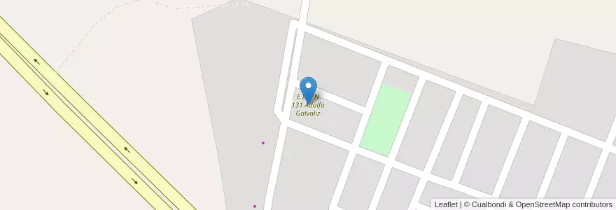 Mapa de ubicacion de E.E.P. N 131 Adolfo Galvaliz en アルゼンチン, チャコ州, Departamento Presidencia De La Plaza, Municipio De Presidencia De La Plaza, Presidencia De La Plaza.