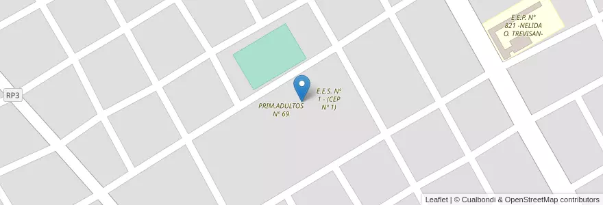 Mapa de ubicacion de E.E.P. Nº 1032 -JUAN LOPEZ en Arjantin, Chaco, Departamento General Güemes, Municipio De El Sauzalito, El Sauzalito.