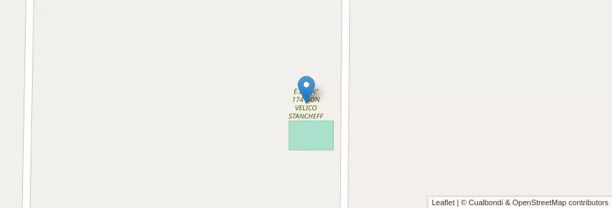 Mapa de ubicacion de E.E.P. Nº 174 DON VELICO STANCHEFF en Argentine, Chaco, Departamento O'Higgins, Municipio De La Clotilde.