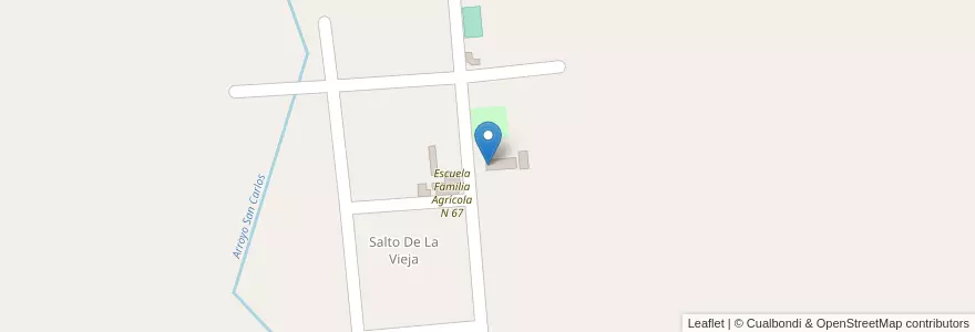 Mapa de ubicacion de E.E.P. Nº 391 en 아르헨티나, Chaco, Departamento Sargento Cabral, Municipio De Colonia Elisa.
