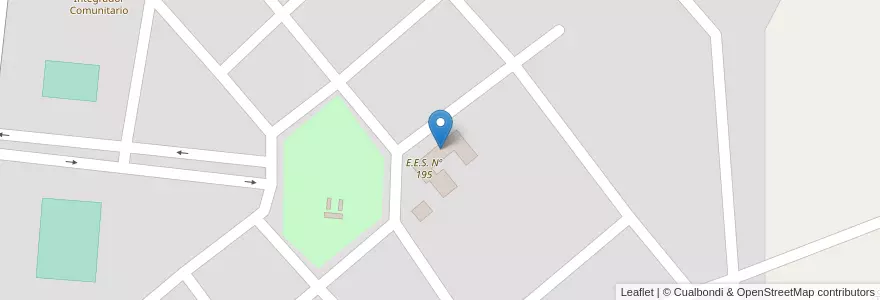 Mapa de ubicacion de E.E.P. Nº 517 PRESBITERO PEDRO ORTIZ DE ZARATE en Аргентина, Чако, Departamento General Güemes, Municipio De El Sauzalito, Wichí - El Pintado.