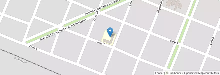 Mapa de ubicacion de E.E.P. Nº 532-MTRA.ELENA BULAN DE PEREZ en Аргентина, Чако, Departamento Independencia, Municipio De Avia Terai, Aviá Teraí.