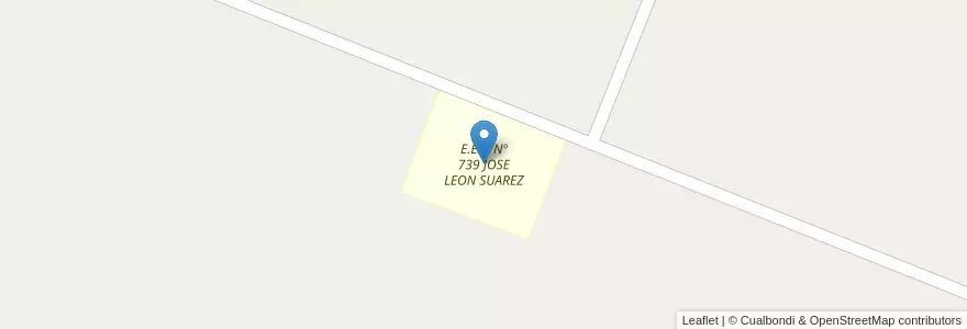Mapa de ubicacion de E.E.P. Nº 739 JOSE LEON SUAREZ en 아르헨티나, Chaco, Departamento Independencia, Municipio De Avia Terai.