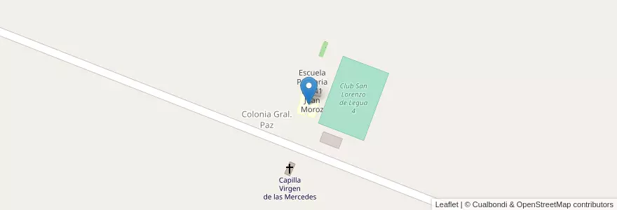 Mapa de ubicacion de EES 113 Enrique David Bernardis en Argentinien, Chaco, Departamento Quitilipi, Municipio De Quitilipi.