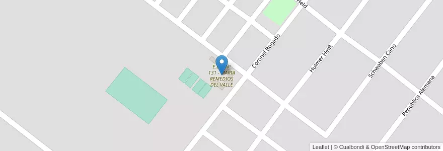 Mapa de ubicacion de E.E.S. Nº 131 - MARIA REMEDIOS DEL VALLE en Аргентина, Чако, Departamento Chacabuco, Municipio De Charata, Charata.