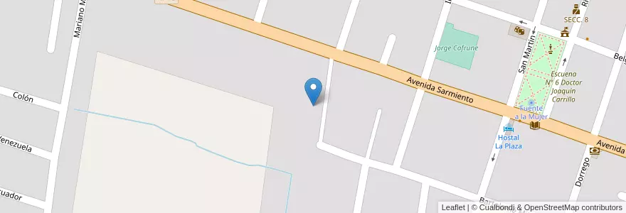 Mapa de ubicacion de E.E.T.N°1 Ing. Luis Michaud en 阿根廷, Jujuy, Departamento El Carmen, Municipio De El Carmen, El Carmen.