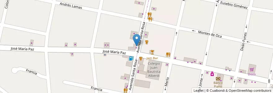 Mapa de ubicacion de EG Curio en Argentina, Provincia Di Buenos Aires, Ituzaingó.