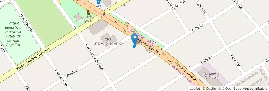 Mapa de ubicacion de Eg3 en アルゼンチン, ブエノスアイレス州, Partido De Florencio Varela, Florencio Varela.