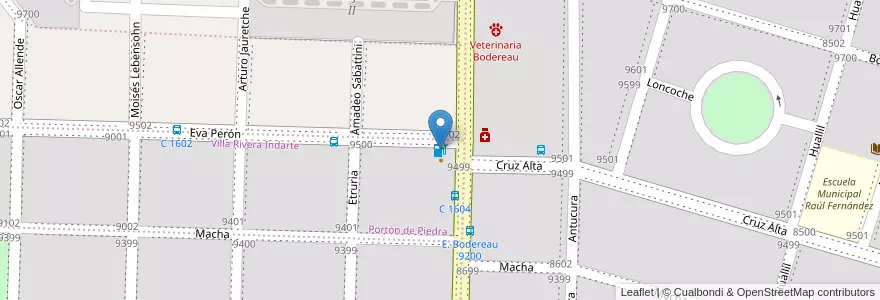 Mapa de ubicacion de Eg3 en الأرجنتين, Córdoba, Departamento Capital, Pedanía Capital, Córdoba, Municipio De Córdoba.