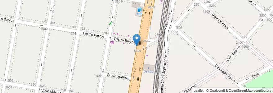 Mapa de ubicacion de EGB Nº9 en Argentinië, Buenos Aires, Partido De Lanús, Remedios De Escalada, Lanús Oeste.