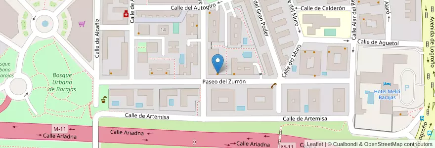 Mapa de ubicacion de Egunon en 西班牙, Comunidad De Madrid, Comunidad De Madrid, Área Metropolitana De Madrid Y Corredor Del Henares, Madrid.