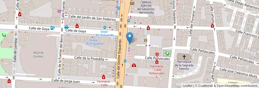 Mapa de ubicacion de El 41 en Испания, Мадрид, Мадрид, Área Metropolitana De Madrid Y Corredor Del Henares, Мадрид.