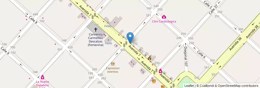 Mapa de ubicacion de El Abuelo, Casco Urbano en Argentina, Buenos Aires, Partido De La Plata, La Plata.