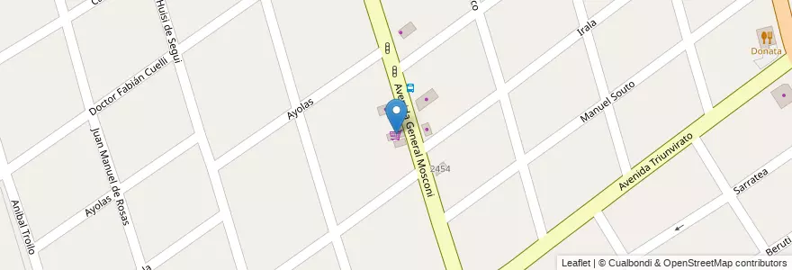 Mapa de ubicacion de El Ahorro de Mosconi en Arjantin, Buenos Aires, Partido De Quilmes, Quilmes.
