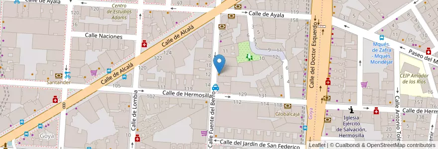 Mapa de ubicacion de El Albero en Spagna, Comunidad De Madrid, Comunidad De Madrid, Área Metropolitana De Madrid Y Corredor Del Henares, Madrid.