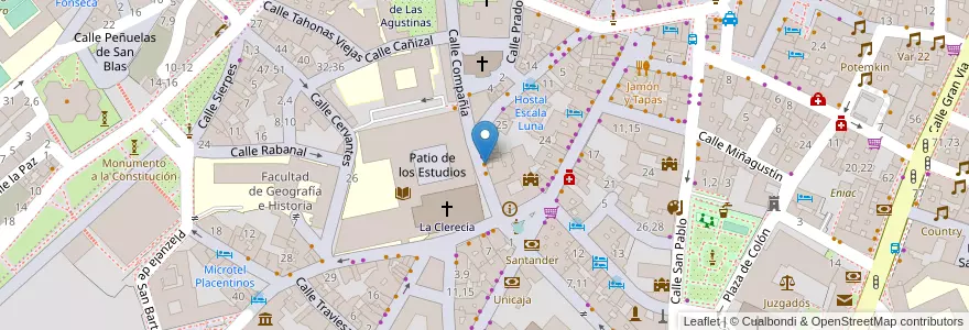 Mapa de ubicacion de El Alcaraván en Spain, Castile And León, Salamanca, Campo De Salamanca, Salamanca.