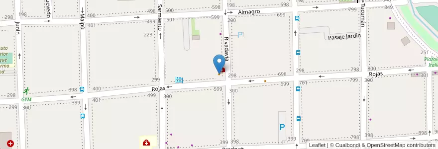 Mapa de ubicacion de El Alero - POLLOS en アルゼンチン, カタマルカ州, Departamento Capital, Municipio De San Fernando Del Valle De Catamarca, San Fernando Del Valle De Catamarca.