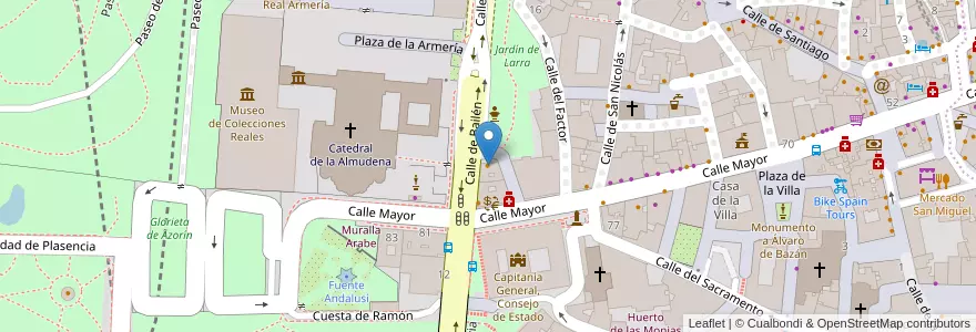Mapa de ubicacion de El Anciano Rey de los Vinos en スペイン, マドリード州, Comunidad De Madrid, Área Metropolitana De Madrid Y Corredor Del Henares, Madrid.