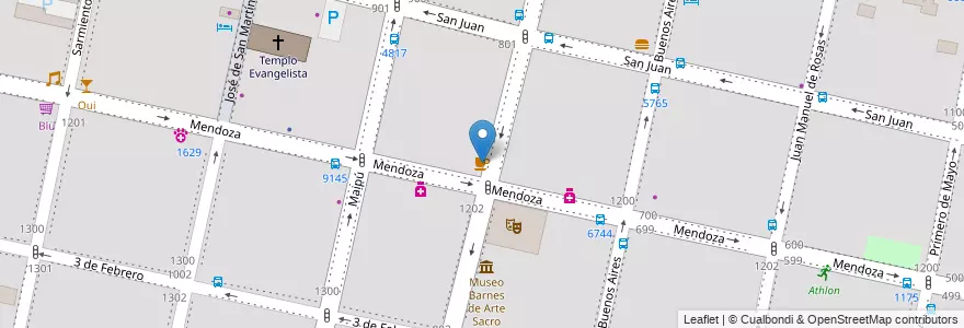 Mapa de ubicacion de El Arcangel en Argentinië, Santa Fe, Departamento Rosario, Municipio De Rosario, Rosario.