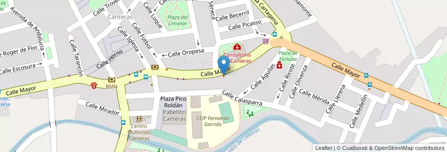 Mapa de ubicacion de El Asador de la Pepa en Espanha, Região De Múrcia, Região De Múrcia, Campo De Cartagena Y Mar Menor, Cartagena.