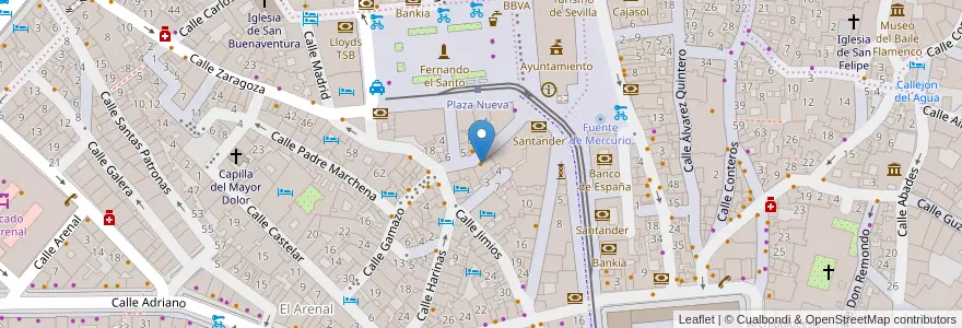 Mapa de ubicacion de El Atún en 西班牙, 安达鲁西亚, Sevilla, Sevilla.