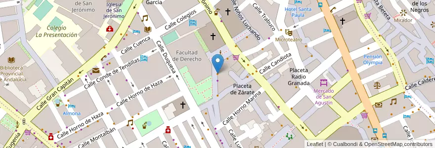 Mapa de ubicacion de El Bar de Eric en Espanha, Andaluzia, Granada, Comarca De La Vega De Granada, Granada.