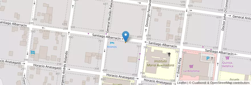 Mapa de ubicacion de El Barco en 阿根廷, 智利, 内格罗河省, Departamento Bariloche, Municipio De San Carlos De Bariloche, San Carlos De Bariloche.