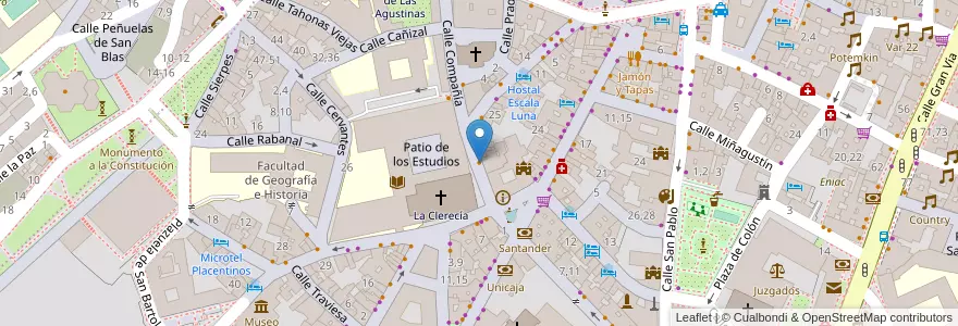 Mapa de ubicacion de El Bardo en Spain, Castile And León, Salamanca, Campo De Salamanca, Salamanca.
