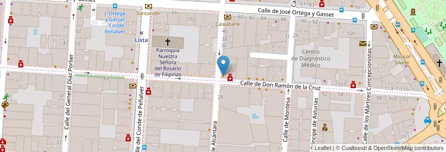 Mapa de ubicacion de El Barril de Alcántara en スペイン, マドリード州, Comunidad De Madrid, Área Metropolitana De Madrid Y Corredor Del Henares, Madrid.