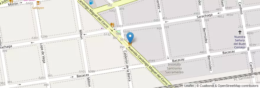 Mapa de ubicacion de El Boliche de Dario, Velez Sarsfield en Argentina, Ciudad Autónoma De Buenos Aires, Buenos Aires, Comuna 10.