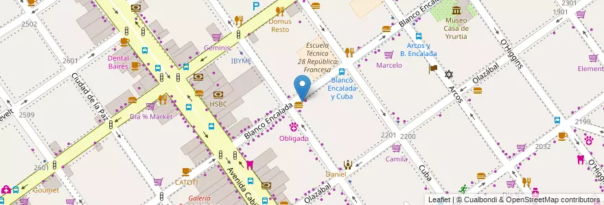 Mapa de ubicacion de El Boliche de Roberto, Belgrano en Argentina, Autonomous City Of Buenos Aires, Autonomous City Of Buenos Aires, Comuna 13.
