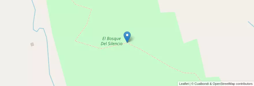Mapa de ubicacion de El Bosque Del Silencio en アルゼンチン, コルドバ州, Departamento Colón, Pedanía San Vicente.